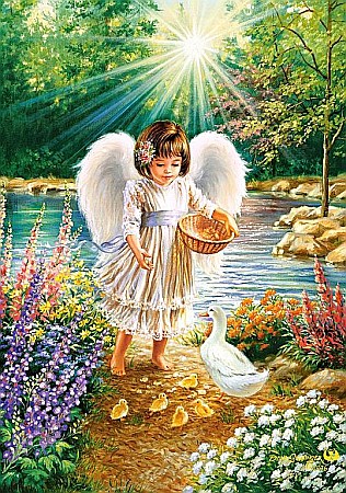 Puzzle 500 piese Ingerasul si Bobocii 52844 [1]