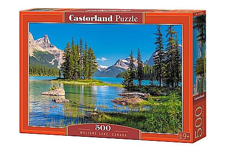 Puzzle 500 piese - Puzzle 500 piese Maligne Lake Canada Castorland 53803