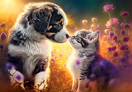 Puzzle 500 piese New Friendship Castorland 53834 [1]