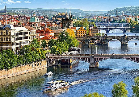 Puzzle 500 piese Podurile din Praga 53087 [1]