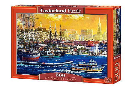 Puzzle 500 piese - Puzzle 500 piese San Francisco Harbour 53735 Castorland
