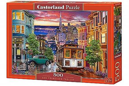 Puzzle 500 piese - Puzzle 500 piese San Francisco Trolley 53391