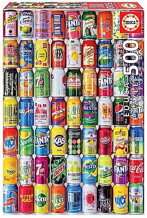 Puzzle 500 piese - Puzzle 500 piese Soft Cans 18447