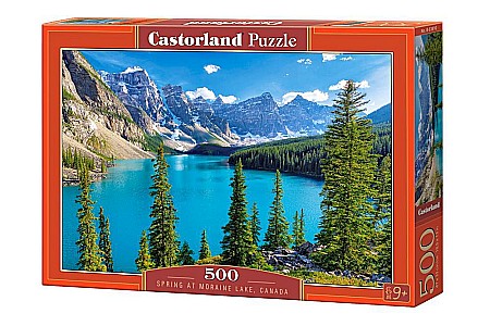 Puzzle 500 piese - Puzzle 500 piese Spring at Moraine Lake Canada 53810 Castorland