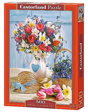 Puzzle 500 piese - Puzzle 500 piese Spring in Flower Pot 53520