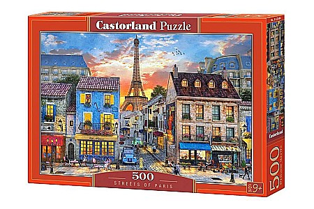 Puzzle 500 piese - Puzzle 500 piese Strazile din Paris 52684