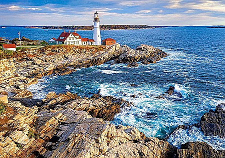 Puzzle 500 piese Sunrise Over Cape Elizabeth, USA 53667 Castorland [1]
