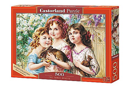 Puzzle 500 piese - Puzzle 500 piese The Three Graces 53759 Castorland