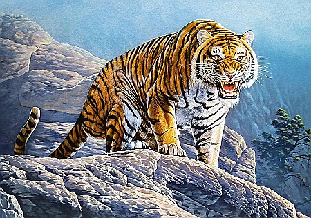 Puzzle 500 piese Tigru 53346 [1]