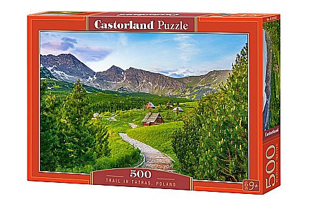 Puzzle 500 piese - Puzzle 500 piese Trail in Tatras, Poland Castorland 53582