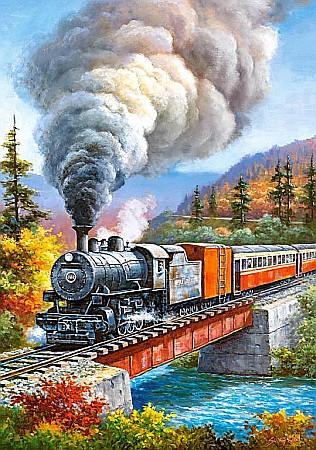 Puzzle 500 piese Train Crossing 53216 [1]