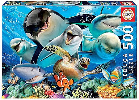 Puzzle - Puzzle 500 piese Underwater Selfies 17647