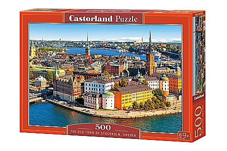 Puzzle 500 piese - Puzzle 500 piese Vechiul Stockholm, Suedia 52790