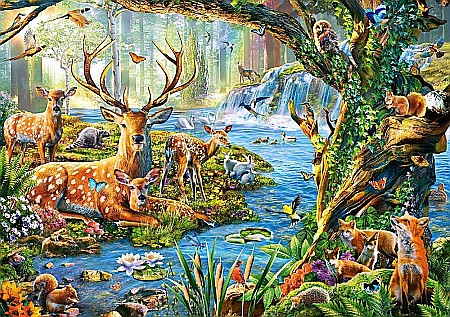 Puzzle 500 piese Viata in Padure 52929 [1]