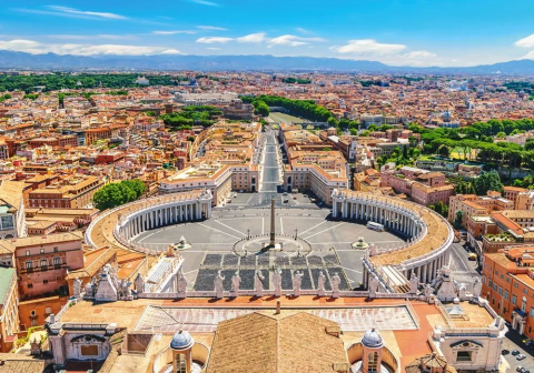 Puzzle 500 piese View From the Vatican 053964 Castorland [1]