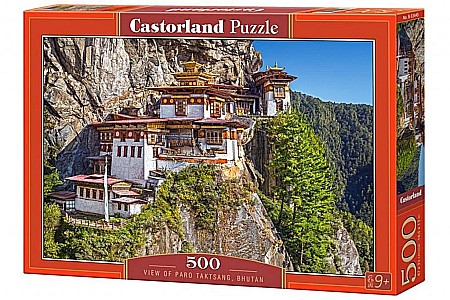 Puzzle 500 piese - Puzzle 500 piese View of Paro Taktsang, Bhutan 53445