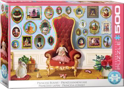 Noutati - Puzzle 500 piese XXL Eurographics Princess Bunny Lucia Heffernan