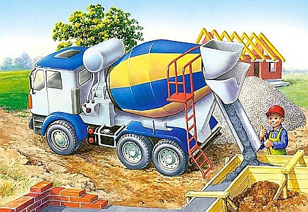 Puzzle 60 piese - Puzzle 60 de piese Santier 6618