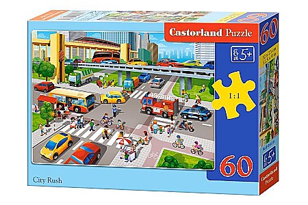 Puzzle - Puzzle 60 piese Aglomeratie in Oras 066131