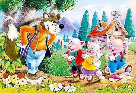 Puzzle 60 piese - Puzzle 60 piese cei 3 purcelusi 6519