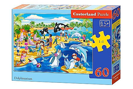 Puzzle 60 piese - Puzzle 60 piese Delfinariu 066148
