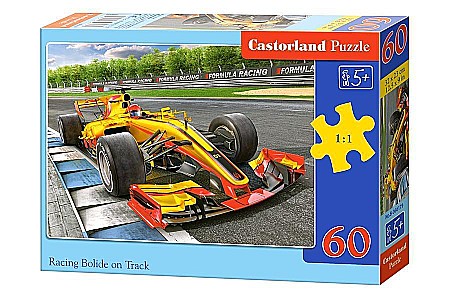 Puzzle - Puzzle 60 piese Masina de Curse in Circuit 66179