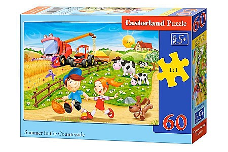 Puzzle - Puzzle 60 piese Summer in the countryside 6878