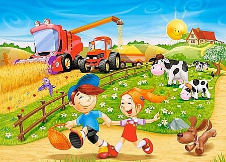 Puzzle 60 piese Summer in the countryside 6878 [1]