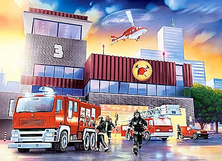 Puzzle 70 piese Fire Station Castorland 70121 [1]