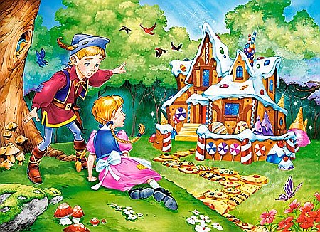 Puzzle 70 piese Hansel and Gretel Castorland 70145 [1]