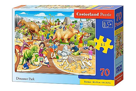 Puzzle 70 piese - Puzzle 70 piese Parcul Dinozaurilor 70046