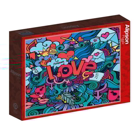 Noutati - Puzzle Alipson Forever Love 1000 piese – Square Jigsaw