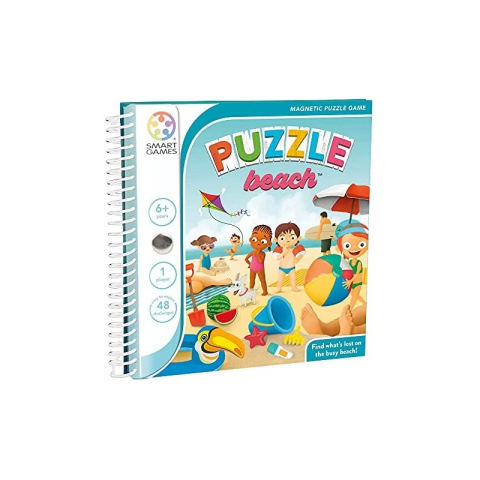 Board Games - Puzzle Beach joc de logica magnetic cu 48 provocari