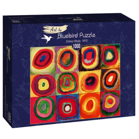 Puzzle - Puzzle Bluebird Kandinsky – Colour Study 1913, 1000 piese