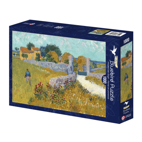 Puzzle 1000 piese - Puzzle Bluebird Vincent Van Gogh – Ferme en Provence 1000 piese