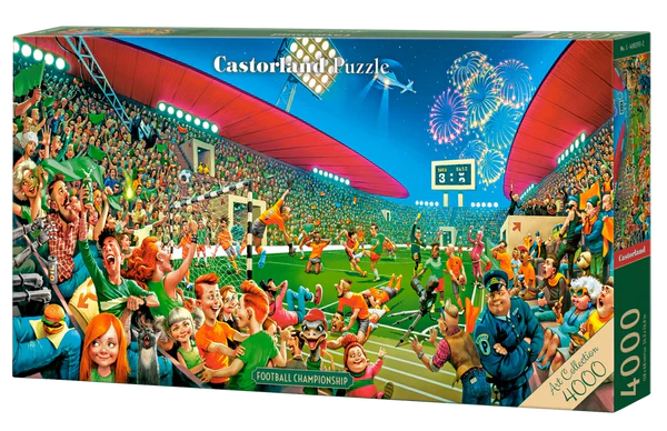 Puzzle - Puzzle Castorland Art Collection Campionatul de Fotbal 4000 piese
