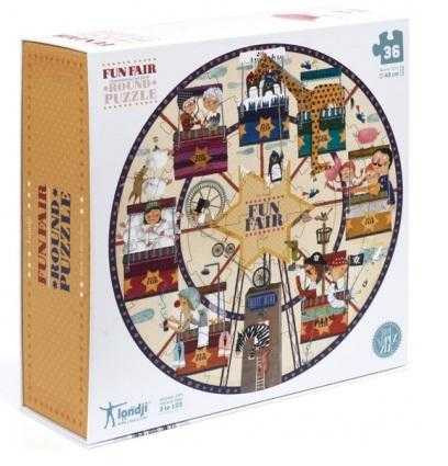 Jocuri si jucarii - Puzzle circular Carusel, Londji