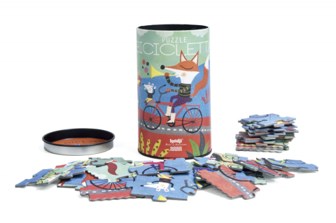 Puzzle Cu bicicleta, Londji [1]