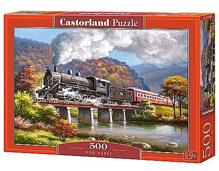 Puzzle 500 piese - Puzzle de 500 piese Iron Horse 53452