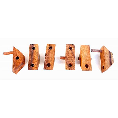 Puzzle din lemn Hexagon - Leonardo da Vinci [1]