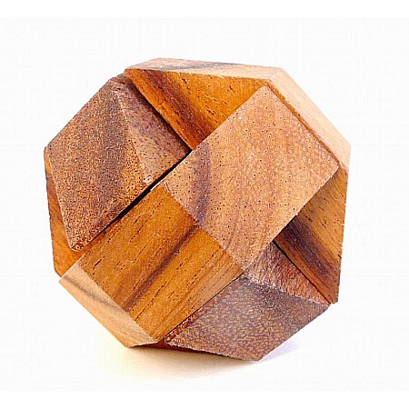 Colectia Leonardo - Puzzle din lemn Hexagon - Leonardo da Vinci