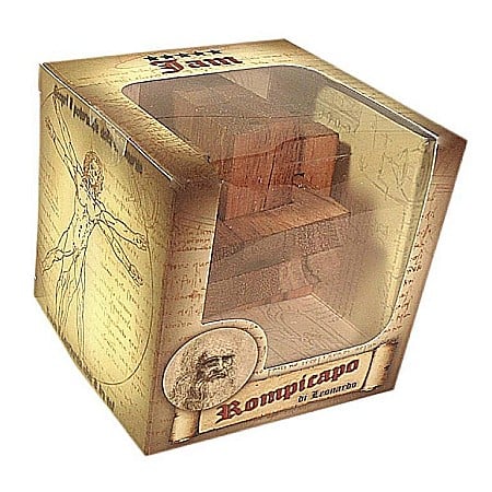 Colectia Leonardo - Puzzle din lemn JAM - Leonardo da Vinci