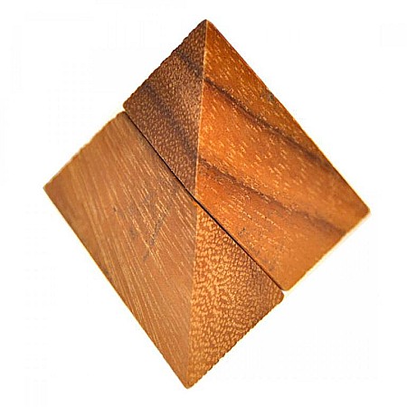 Modele si kituri DIY - Puzzle din lemn - Pyramid 2 Pcs