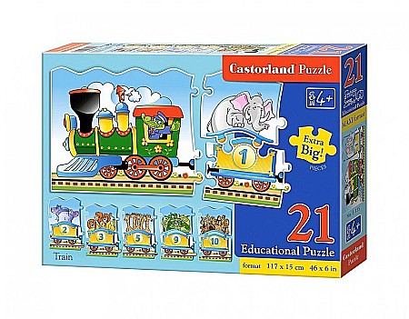 Educative - Puzzle educativ Tren E135