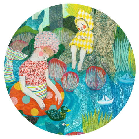 Puzzle galerie Petrecere la rau, Djeco [4]