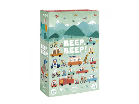 Jocuri si jucarii - Puzzle gigant Beep Beep! Londji