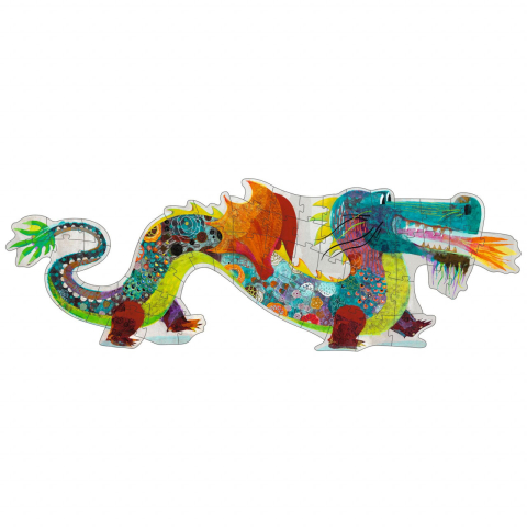 Puzzle gigant Leon dragonul, Djeco [2]