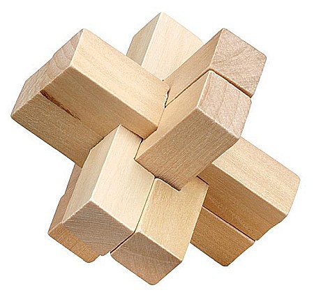 Puzzle-uri logice - Puzzle logic din lemn Be Clever Nod