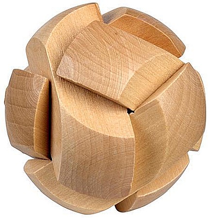Puzzle-uri logice - Puzzle logic din lemn Be Clever rotund