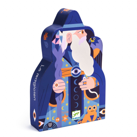 Costume si accesorii - Puzzle Magicianul si sceptrul de cristal, Djeco